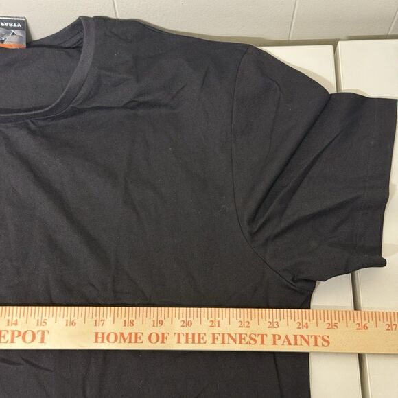 Third Party Brand Embroidered Logo Blank T Shirt Black Men 2Xl NWOT - Picture 7 of 9